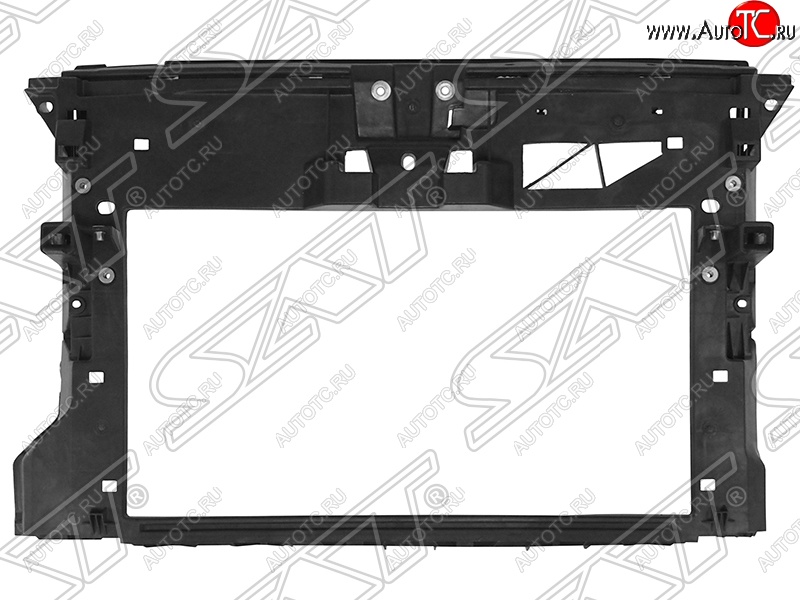 4 849 р. Рамка радиатора (телевизор) SAT Skoda Rapid NH1 хэтчбэк дорестайлинг (2012-2017) (Неокрашенная)  с доставкой в г. Набережные‑Челны