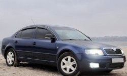 1 649 р. Реснички на фары CT Skoda Superb седан 3U дорестайлинг (2001-2006) (Неокрашенные)  с доставкой в г. Набережные‑Челны. Увеличить фотографию 3