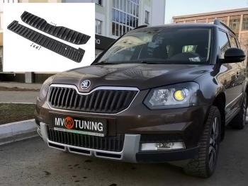 2 999 р. Заглушка воздухозаборника бампера (нижняя, OUTDOOR) MV-Tuning  Skoda Yeti (2013-2018) (Текстурная поверхность)  с доставкой в г. Набережные‑Челны. Увеличить фотографию 2