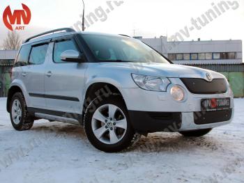 4 999 р. Зимние заглушки (верхняя и нижняя) MV-Tuning Skoda Yeti (2009-2013) (Неокрашенная)  с доставкой в г. Набережные‑Челны. Увеличить фотографию 2