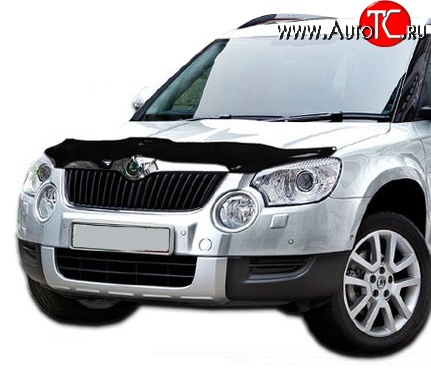 2 199 р. Дефлектор капота NovLine Skoda Yeti (2009-2013)  с доставкой в г. Набережные‑Челны