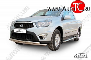 13 949 р. Обвес переднего бампера Arbori SSANGYONG Actyon Sport (2012-2025)  с доставкой в г. Набережные‑Челны