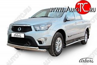 14 579 р. Обвес переднего бампера Arbori SSANGYONG Actyon Sport (2012-2025)  с доставкой в г. Набережные‑Челны