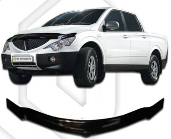 Дефлектор капота CA-Plastiс exclusive SSANGYONG Actyon 1 (2006-2010)