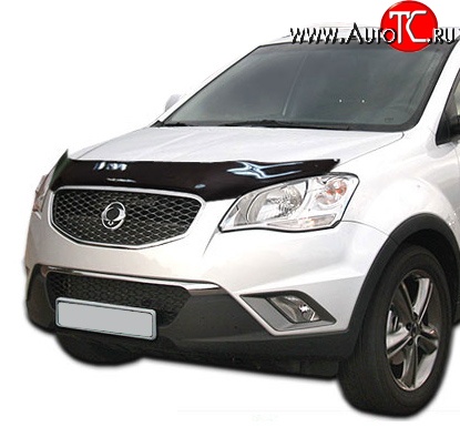 2 879 р. Дефлектор капота NovLine SSANGYONG Actyon дорестайлинг (2010-2013)  с доставкой в г. Набережные‑Челны