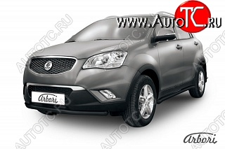 6 119 р. Защита переднего бампера Arbori SSANGYONG Actyon дорестайлинг (2010-2013)  с доставкой в г. Набережные‑Челны