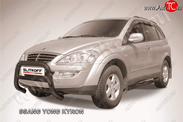 25 999 р. Кенгурятник низкий d76 SSANGYONG Kyron дорестайлинг (2005-2007) (Цвет: серебристый)  с доставкой в г. Набережные‑Челны