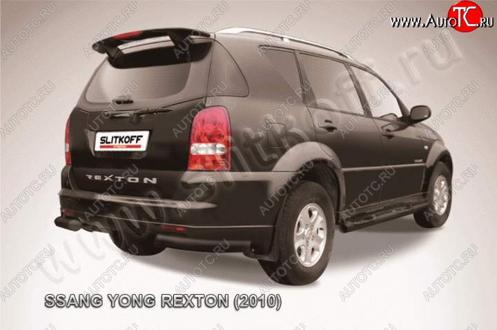 7 699 р. Уголки d76  SSANGYONG Rexton  Y250 (2006-2012) (Цвет: серебристый)  с доставкой в г. Набережные‑Челны