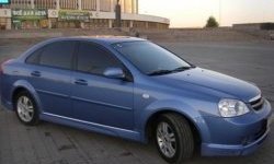 5 949 р. Накладка Street Edition на передний бампер Chevrolet Lacetti седан (2002-2013) (Неокрашенная)  с доставкой в г. Набережные‑Челны. Увеличить фотографию 2