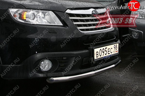 11 069 р. Защита переднего бампера одинарная Souz-96 (d60) Subaru Tribeca (2008-2014)  с доставкой в г. Набережные‑Челны