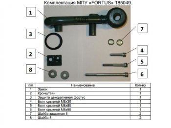 11 749 р. Замок КПП FORTUS АТ+ Subaru XV GT/G24 рестайлинг (2021-2025)  с доставкой в г. Набережные‑Челны. Увеличить фотографию 3