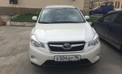 1 469 р. Сетка на бампер Russtal (черная)  Subaru XV  GP/G33 (2012-2016) дорестайлинг  с доставкой в г. Набережные‑Челны. Увеличить фотографию 2