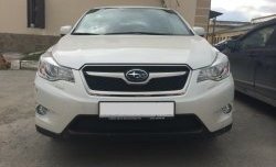 1 469 р. Сетка на бампер Russtal (черная)  Subaru XV  GP/G33 (2012-2016) дорестайлинг  с доставкой в г. Набережные‑Челны. Увеличить фотографию 1