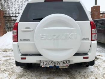 6 949 р. Пластиковый колпак запасного колеса SUZUKI (верхняя часть, 225/70/16)  Suzuki Grand Vitara ( FTB03 3 двери,  3TD62, TL52 5 дверей,  JT 5 дверей,  JT 3 двери,  JT) - Grand Vitara XL7 (неокрашенный)  с доставкой в г. Набережные‑Челны. Увеличить фотографию 10