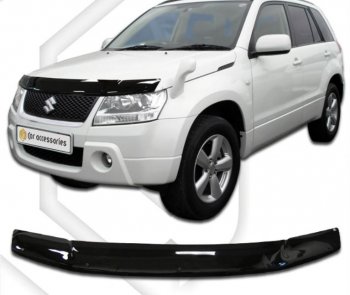 Дефлектор капота CA-Plastiс Suzuki Grand Vitara JT 3 двери дорестайлинг (2005-2008)