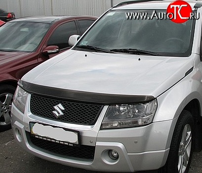 2 879 р. Дефлектор капота NovLine Suzuki Grand Vitara JT 5 дверей дорестайлинг (2005-2008)  с доставкой в г. Набережные‑Челны