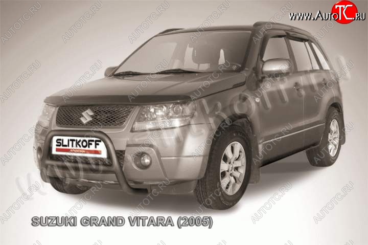 18 999 р. Кенгурятник d57 низкий  Suzuki Grand Vitara ( JT 3 двери,  JT 5 дверей) (2008-2012) 1-ый рестайлинг, 1-ый рестайлинг (Цвет: серебристый)  с доставкой в г. Набережные‑Челны