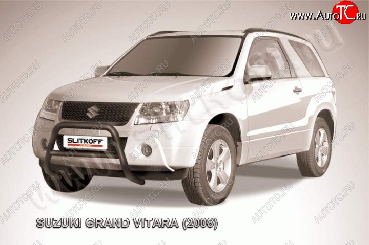 18 999 р. Кенгурятник d57 низкий  Suzuki Grand Vitara  JT 3 двери (2005-2008) дорестайлинг (Цвет: серебристый)  с доставкой в г. Набережные‑Челны