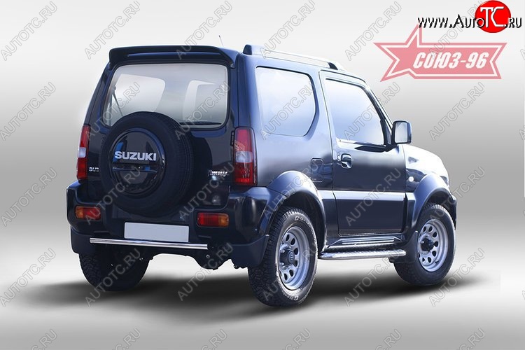 8 279 р. Защита заднего бампера Souz-96 (d42) Suzuki Jimny JB23/JB43 2-ой рестайлинг (2012-2018)  с доставкой в г. Набережные‑Челны