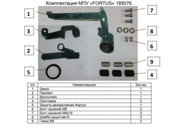 11 749 р. Замок КПП FORTUS АТ Suzuki SX4 JAB, JYA хэтчбэк рестайлинг (2016-2021)  с доставкой в г. Набережные‑Челны. Увеличить фотографию 3