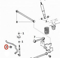 289 р. Полиуретановая втулка Точка Опоры (19 мм) Toyota Land Cruiser Prado J120 (2002-2009)  с доставкой в г. Набережные‑Челны. Увеличить фотографию 2