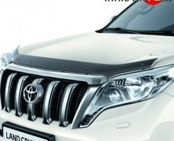 3 689 р. Дефлектор капота NovLine Toyota Land Cruiser Prado J150 1-ый рестайлинг (2013-2017)  с доставкой в г. Набережные‑Челны. Увеличить фотографию 1