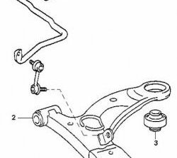 579 р. Полиуретановая втулка стабилизатора передней подвески Точка Опоры (22 мм) Toyota Caldina T210 дорестайлинг универсал (1997-1999)  с доставкой в г. Набережные‑Челны. Увеличить фотографию 2