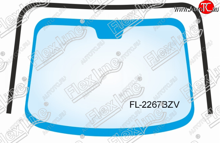 2 589 р. Молдинг лобового стекла FlexLine  Toyota Camry  XV30 (2001-2006) дорестайлинг, рестайлинг  с доставкой в г. Набережные‑Челны