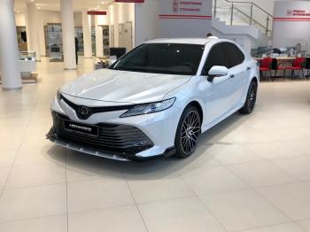 16 899 р. Накладка переднего бампера HEMMES Toyota Camry XV70 дорестайлинг (2017-2021)  с доставкой в г. Набережные‑Челны. Увеличить фотографию 3