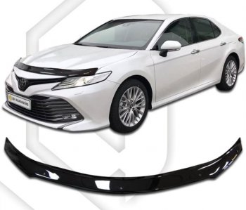 Дефлектор капота CA-Plastiс Toyota (Тойота) Camry (Камри)  XV70 (2017-2021) XV70 дорестайлинг