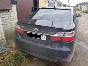 2 799 р. Лип спойлер АВТОКРАТ Toyota Camry XV50 дорестайлинг (2011-2014) (Неокрашенный)  с доставкой в г. Набережные‑Челны. Увеличить фотографию 5