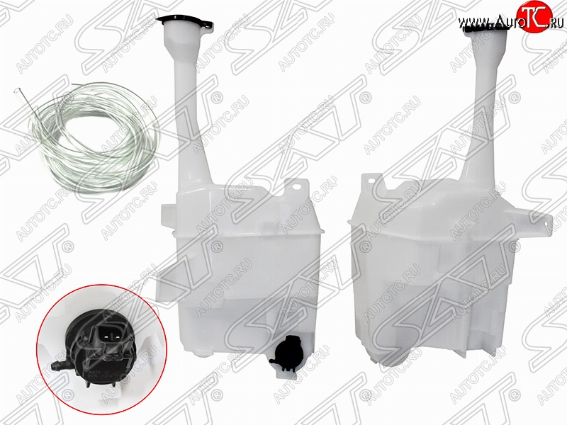 4 399 р. Бачок омывателя (2 моторчика) SAT  Toyota Camry  XV40 (2006-2011) дорестайлинг, рестайлинг  с доставкой в г. Набережные‑Челны