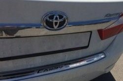 4 199 р. Защитная накладка на задний бампер СТ Toyota Camry XV55 1-ый рестайлинг (2014-2017)  с доставкой в г. Набережные‑Челны. Увеличить фотографию 2