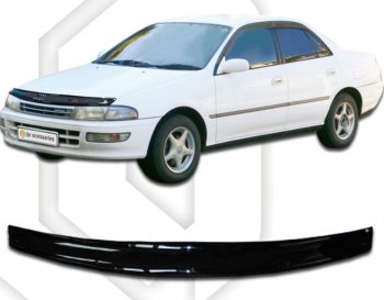 Дефлектор капота CA-Plastiс Toyota (Тойота) Carina (Карина)  T190 (1992-1994) T190 седан дорестайлинг