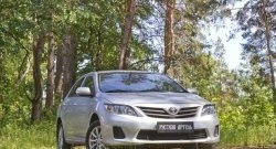 1 099 р. Реснички на фары RA  Toyota Corolla ( E140,  E150) (2009-2013) седан рестайлинг, седан рестайлинг (Неокрашенные)  с доставкой в г. Набережные‑Челны. Увеличить фотографию 3