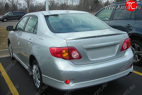 3 849 р. Лип спойлер TOP WING Toyota Corolla E150 седан дорестайлинг (2006-2010) (Неокрашенный)  с доставкой в г. Набережные‑Челны