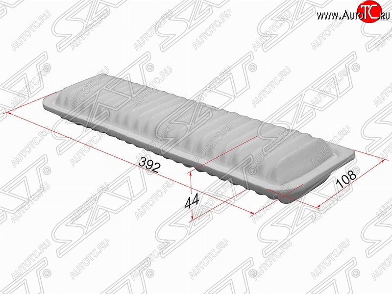 479 р. Фильтр воздушный двигателя SAT (392х108х44 mm)  Toyota Estima  AHR20,XR50 - Vellfire  с доставкой в г. Набережные‑Челны