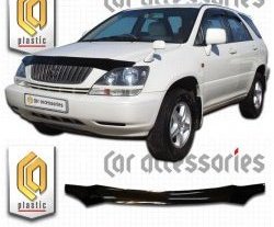 Дефлектор капота CA Plastic Toyota (Тойота) Harrier (Хариер)  XU10 (1997-2003) XU10 дорестайлинг, рестайлинг