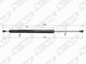 Газовый упор крышки багажника SAT Toyota Kluger XU40 дорестайлинг (2007-2010)