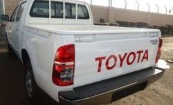 21 599 р. Накладка на задний бампер Vigo CT  Toyota Hilux  AN20,AN30 (2011-2016)  2-ой рестайлинг (Неокрашенная)  с доставкой в г. Набережные‑Челны. Увеличить фотографию 1