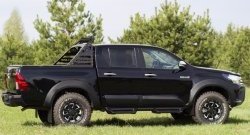 9 999 р. Молдинги дверей RA (комплект)  Toyota Hilux  AN120 (2016-2020) дорестайлинг (Поверхность глянец (под окраску), Неокрашенные)  с доставкой в г. Набережные‑Челны. Увеличить фотографию 5