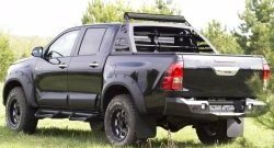 3 499 р. Брызговики под расширители колесных арок с выносом 50 мм RA Toyota Hilux AN120 дорестайлинг (2016-2020)  с доставкой в г. Набережные‑Челны. Увеличить фотографию 3