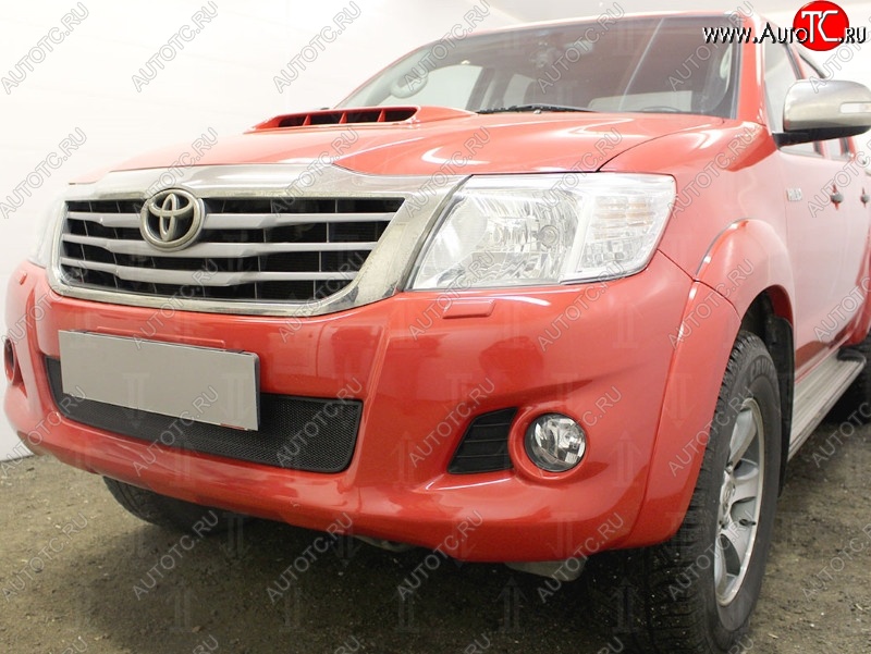 1 499 р. Защитная решётка в воздуховод автомобиля Russtal  Toyota Hilux  AN20,AN30 (2011-2016)  2-ой рестайлинг  с доставкой в г. Набережные‑Челны