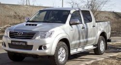 999 р. Зимняя заглушка решетки переднего бампера РА Toyota Hilux AN20,AN30  2-ой рестайлинг (2011-2016)  с доставкой в г. Набережные‑Челны. Увеличить фотографию 3