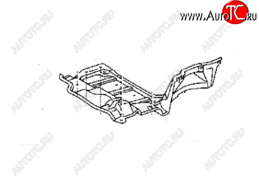 1 769 р. Левая защита двигателя (пыльник) SAT  Toyota Ipsum  ACM20 (2001-2003) дорестайлинг  с доставкой в г. Набережные‑Челны