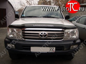 3 169 р. Дефлектор капота NovLine-Autofamily Toyota Land Cruiser 100 дорестайлинг (1998-2002)  с доставкой в г. Набережные‑Челны