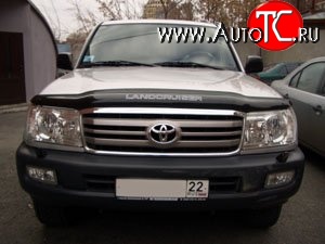 3 169 р. Дефлектор капота NovLine Toyota Land Cruiser 100 1-ый рестайлинг (2002-2005)  с доставкой в г. Набережные‑Челны