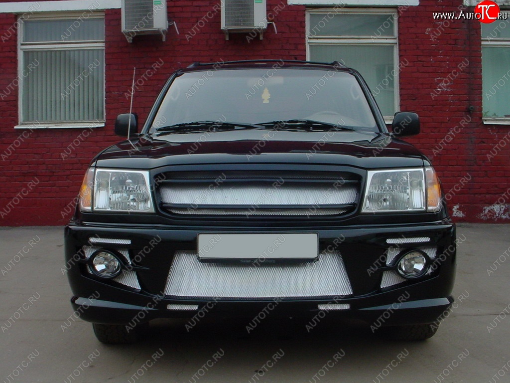 13 449 р. Передний бампер HUNTER Toyota Land Cruiser 100 дорестайлинг (1998-2002) (Неокрашенный)  с доставкой в г. Набережные‑Челны