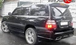 14 949 р. Пороги накладки Hunter Toyota Land Cruiser 100 дорестайлинг (1998-2002) (Неокрашенные)  с доставкой в г. Набережные‑Челны. Увеличить фотографию 2