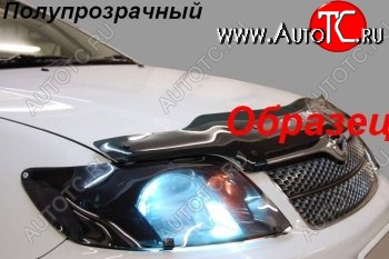 2 079 р. Защита фар (J120-J125) CA-Plastic  Toyota Land Cruiser Prado  J120 (2002-2009) (Classic полупрозрачный)  с доставкой в г. Набережные‑Челны